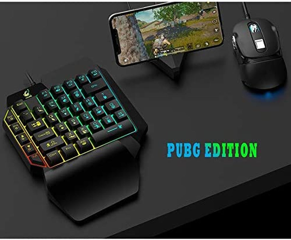Zeafree 3 in 1 Gaming Keyboard Mouse Converter Combo for Smartphone PC PUBG Mobile Game Accessories  Cavis   