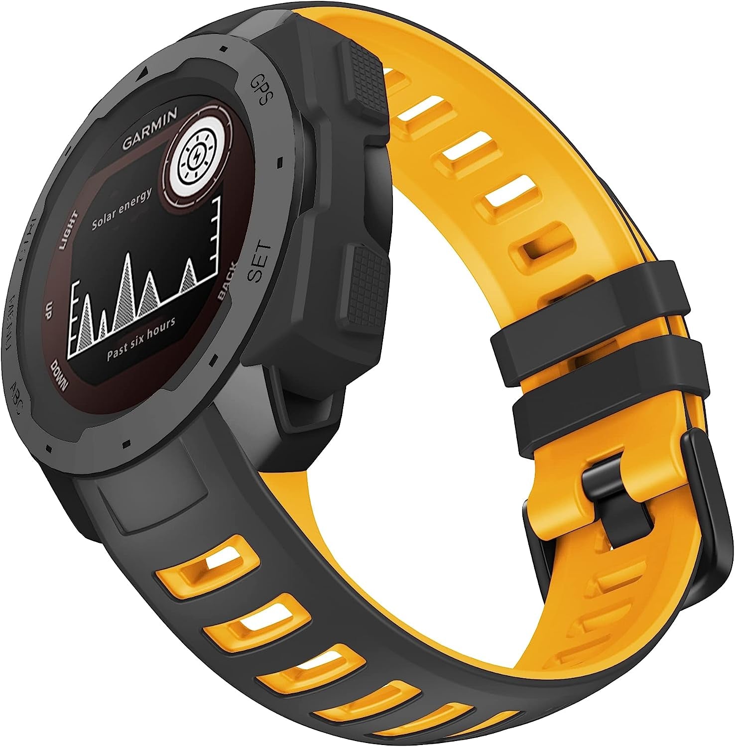 EZZON Silicone Smart Watch Band Straps for Garmin Instinct Watch Replacement Wriststrap Instinct Tide/Esports/Solar/Tactical Wristband  EZZON   