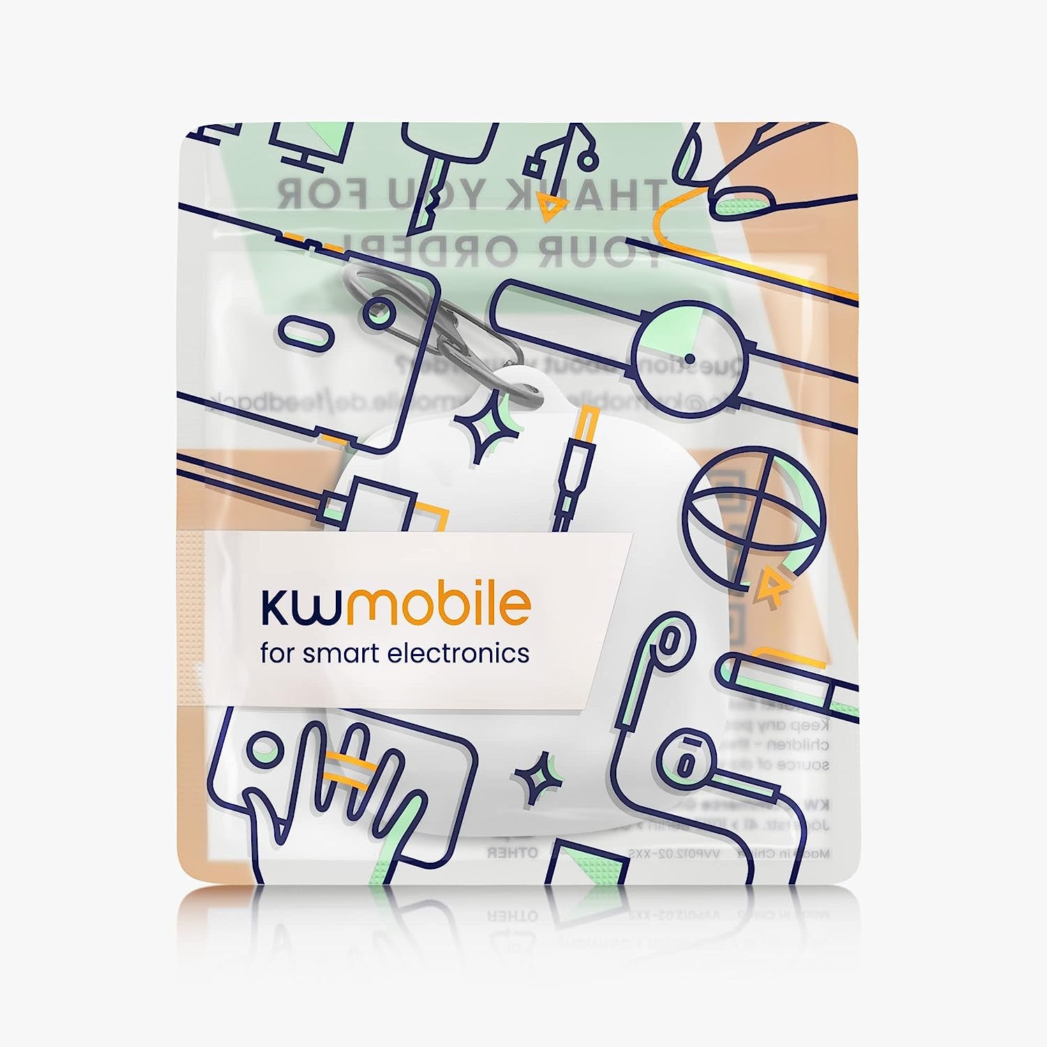 Kwmobile Case Compatible with Beats Fit Pro Case - Silicone Cover Holder for Earbuds - White  KW-Commerce   