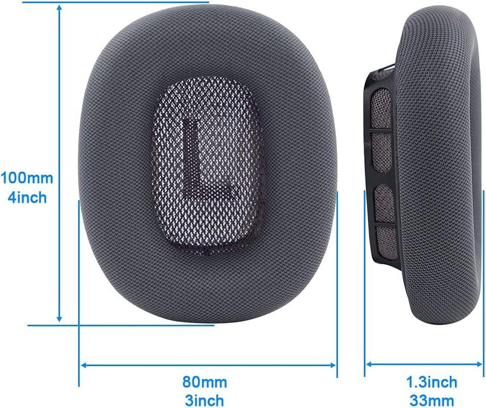 Link Dream Replacement Ear Cushion for Airpods Max Memory Foam with Protein Leather Magnetic Ear Pads for Airpods Max (Black)  Link Dream   