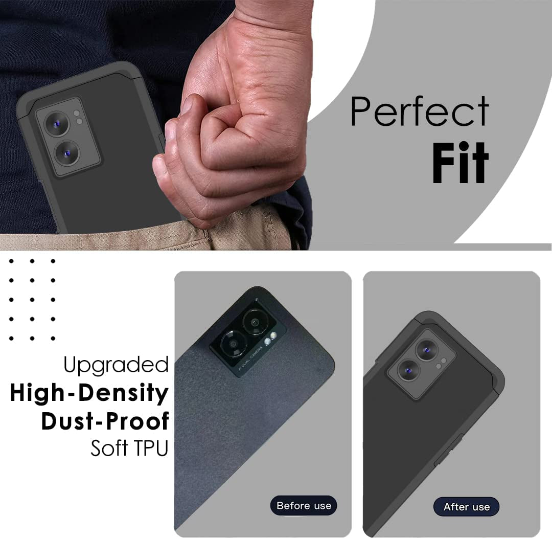 Hrwireless Compatible for Oneplus Nord N300 5G Phone Case Cover, Heavy Duty (Magnetic Mount Friendly) Series with Premium Minimalistic Design for Accidental Drops for Men Women Girls Boys  HRWireless   