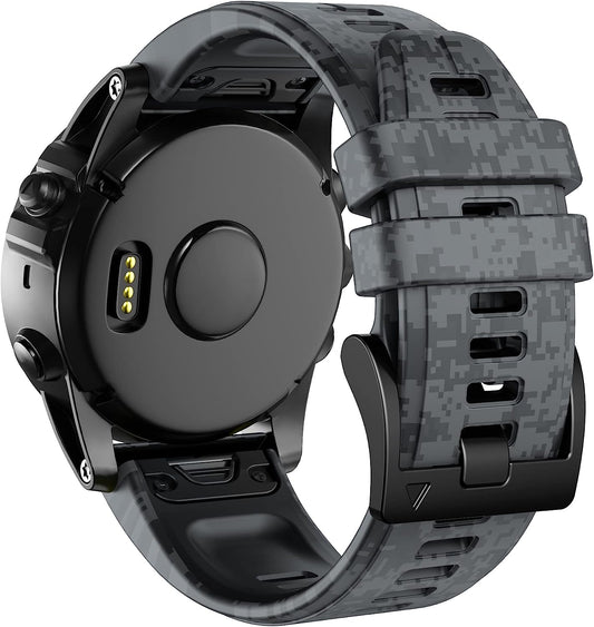 XIRIXX 22/26Mm Wrist Band Strap for Garmin Fenix 7 7X 5 5X 6 6X Pro 935 945 Smart Watch Printed Sport Quick Release Silicone Watchband  XIRIXX   