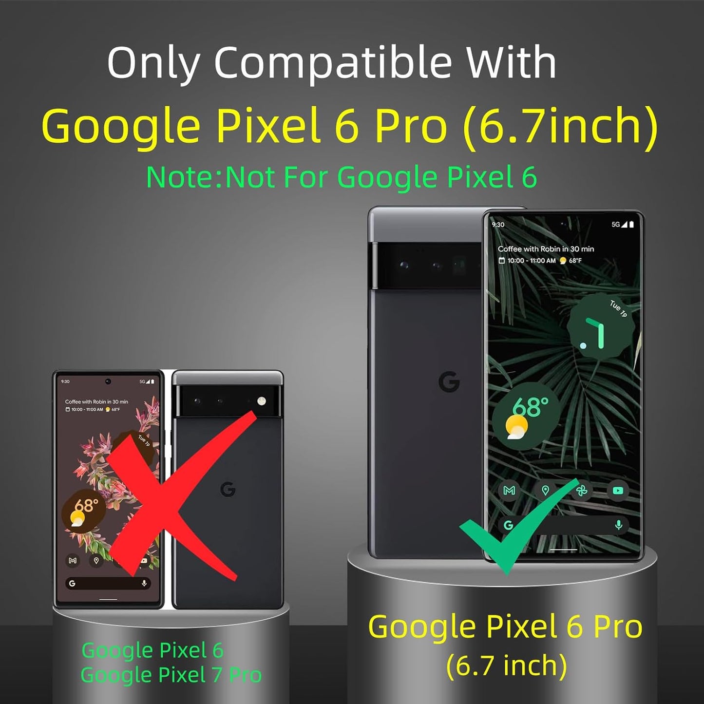 IYTRRYH for Google Pixel 6 Pro Case 5G with Tempered Glass Screen Protector with Magnetic Car Kickstand Ring&Camera Cover Shockproof Military Grade Drop Heavy Duty Protection Men Pixel 6 Pro 6.7'Black  IYTRRYH   