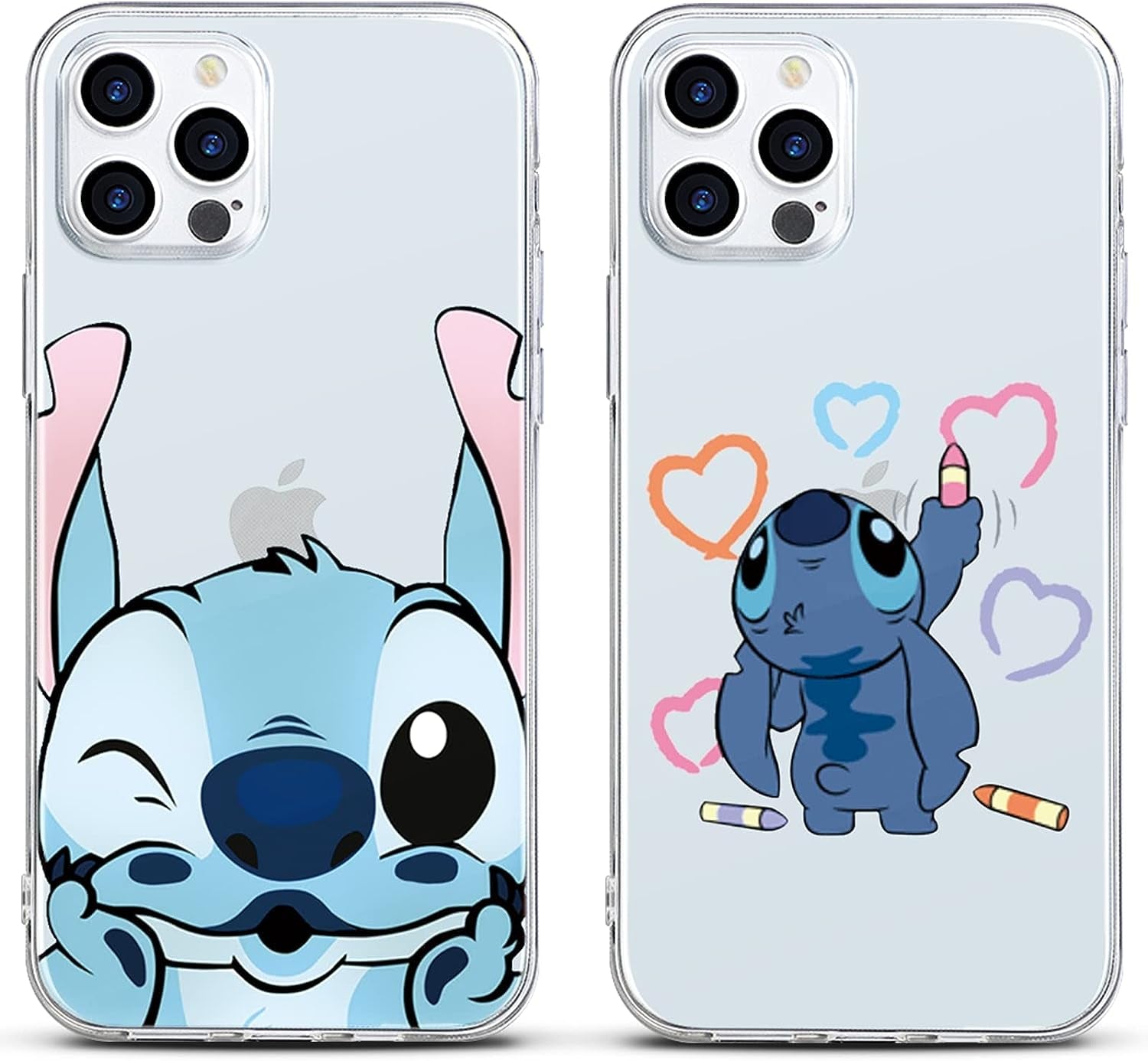 [2 Pack] Cute Case for Apple Iphone 13 Mini Case, Cartoon Kawaii Character Aesthetic Cool Phone Cases Girly for Girls Boys Kids Women Men Clear Soft TPU Protective Cover Funda for Iphone 13 Mini 5.4"  QSN US 01 For Iphone 11 Pro 