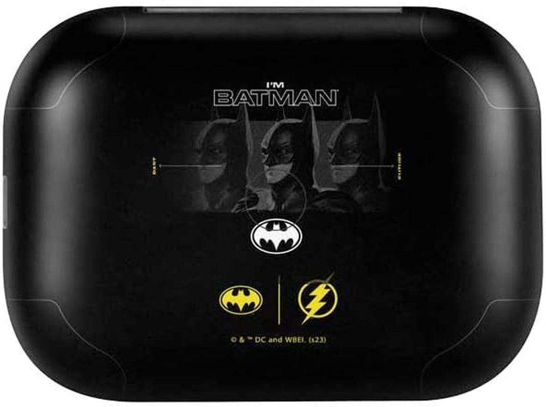 Skinit Decal Skin Compatible with Echo Buds - Officially Licensed Warner Bros the Flash Movie: I Am Batman past to Future Design  Skinit   