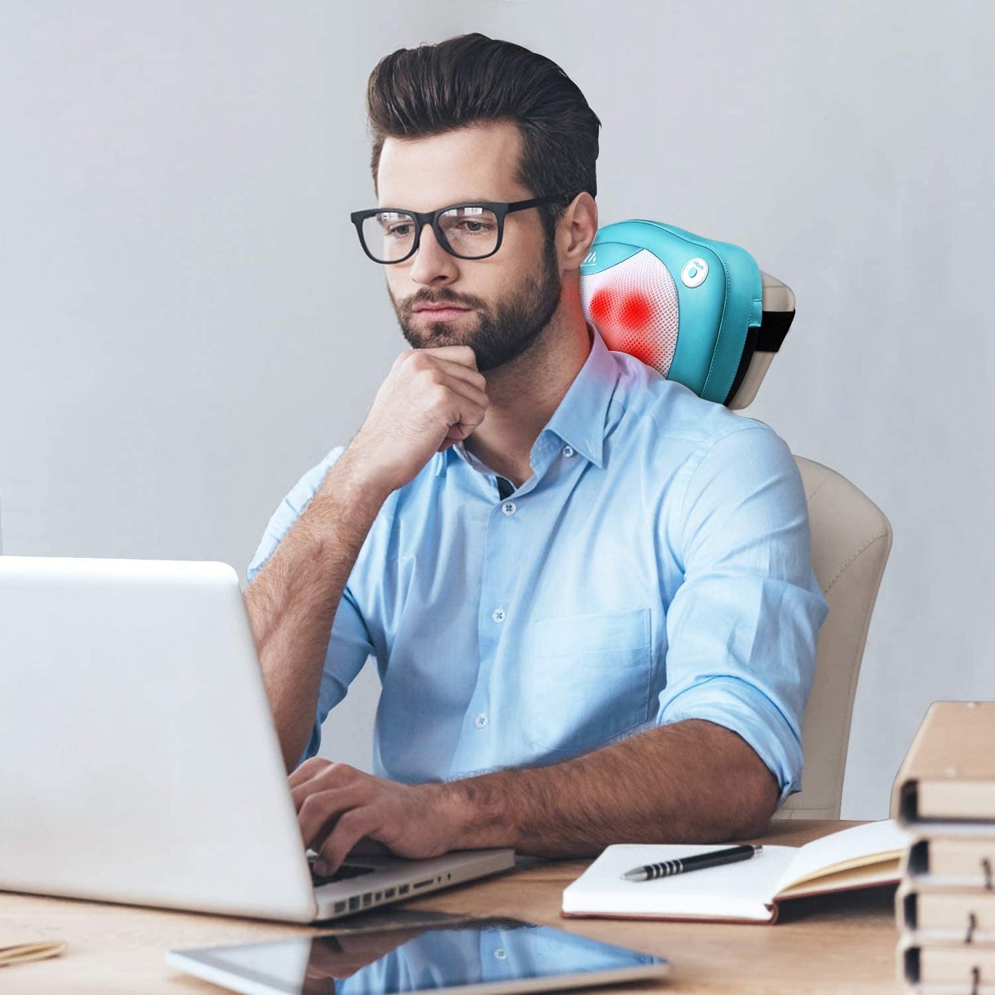 Back Massager with Heat - Neck Massager Gifts for Women, Men, Mom, Dad, Parents- Perfect Presents Idea for Valentines Day, Mothers Day, Fathers Day Gift  Magic Makers   