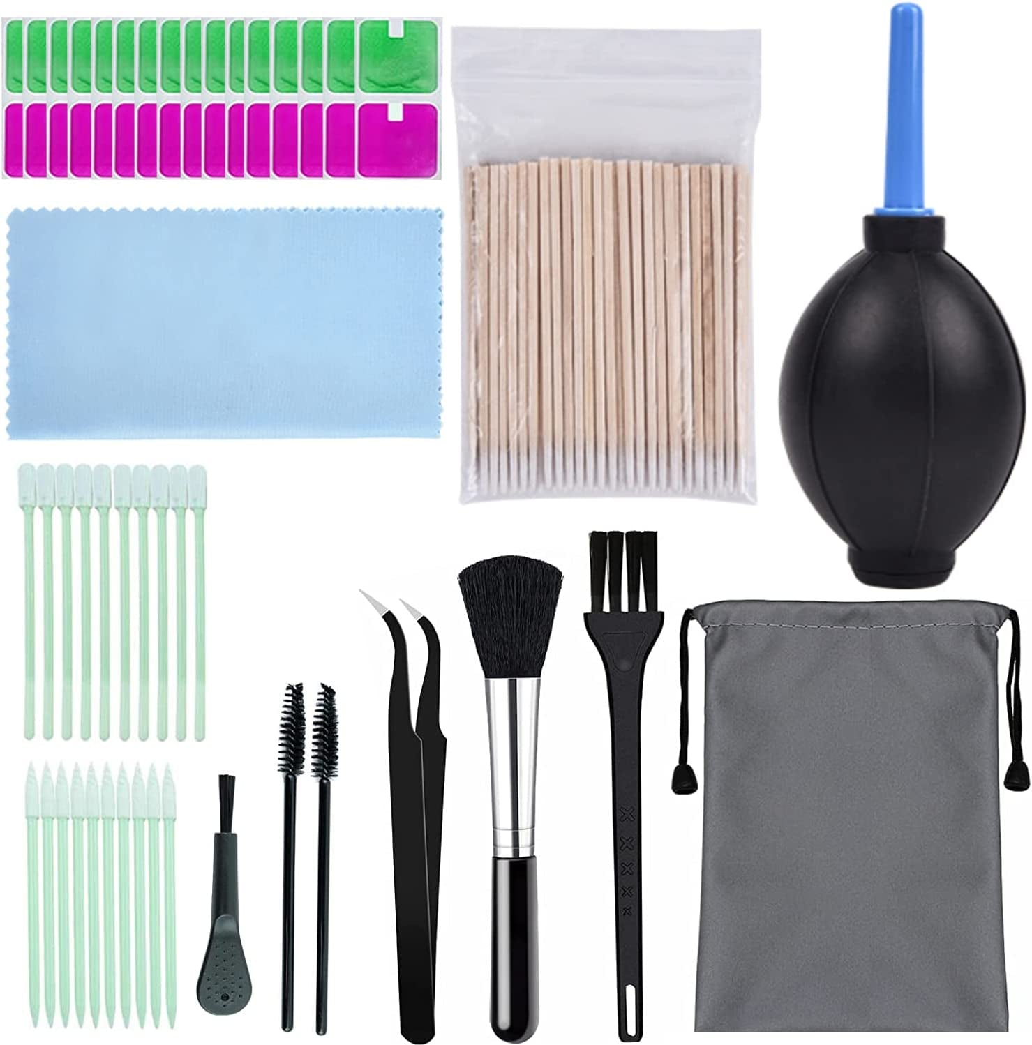 173Pcs Cleaning Kits for Iphone, for Airpod Cleaner Kit Phone Jack Charger Port Hole Plug Speaker Cleaner Tool for Airpod Cleaning Kit Versatile and Efficient.  IMEIJU   