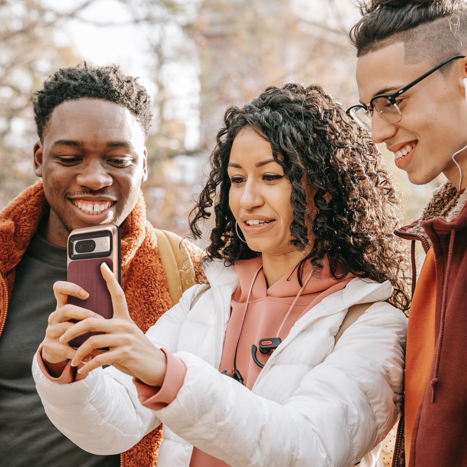 VENA Vcommute Wallet Case Compatible with Google Pixel 8 (2023), (Military Grade Drop Protection) Flip Leather Cover Card Slot Holder with Kickstand - Rose Gold  VENA   