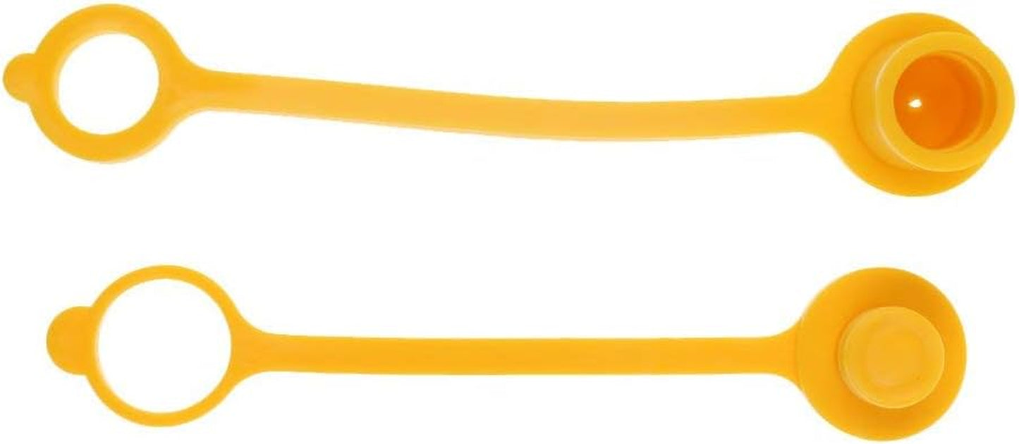 Fhelectronic 3/8 Gas Quick Disconnect and Connect Dust Plug Plastic Propane Hose Cap and Plug Fit for Natural LP Gas (2)  FHelectronic   