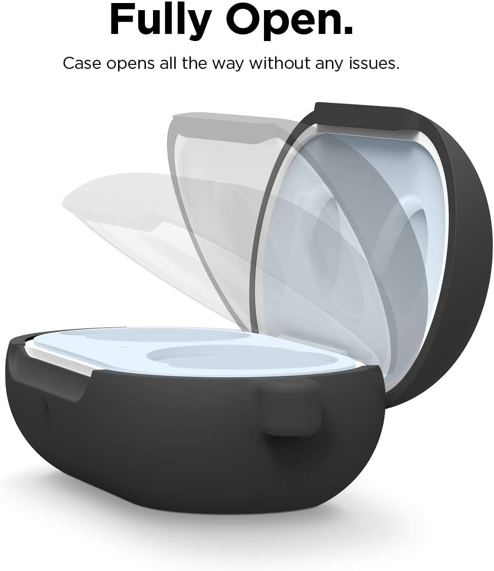 Elago Silicone Case Designed for Samsung Galaxy Buds plus Case (2020) / Galaxy Buds Case (2019) [Black] - Full Body Protection, Adhesive Gel Pad, Wireless Charging  elago   