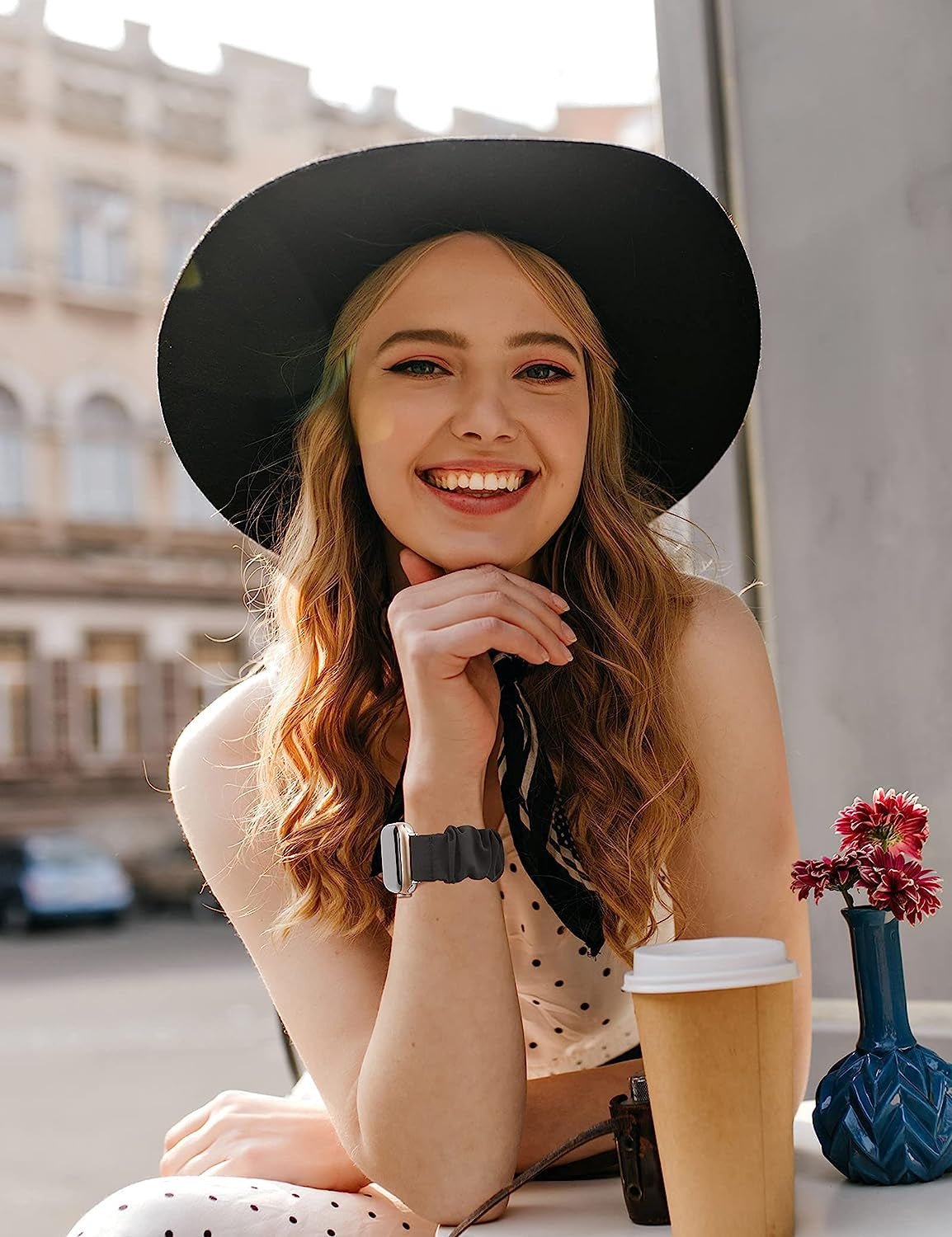 TOYOUTHS 2 Packs Scrunchie Elastic Watch Bands Compatible with Apple Watch Bands 44Mm 42Mm 40Mm 38Mm 41Mm 45Mm for Women Stretchy Bands Bracelet Replacement Bands for Iwatch Series 8/7/6/5/4/3/2/1/SE  TOYOUTHS   