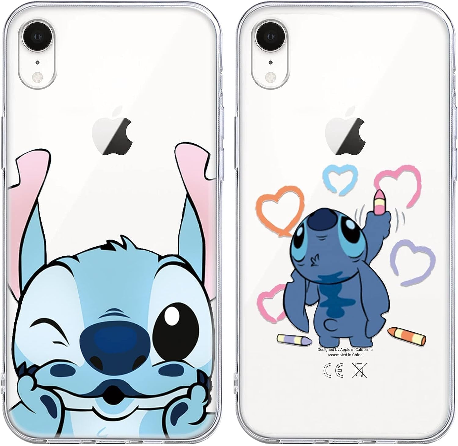 [2 Pack] Cute Case for Iphone 12 Pro Max Case, Cartoon Kawaii Aesthetic Cool Phone Cases Girly for Girls Boys Kids Women Clear Transparent Soft TPU Protective Cover Funda for Iphone 12 Pro Max 6.7"  QSN US 01 For Iphone Xr 