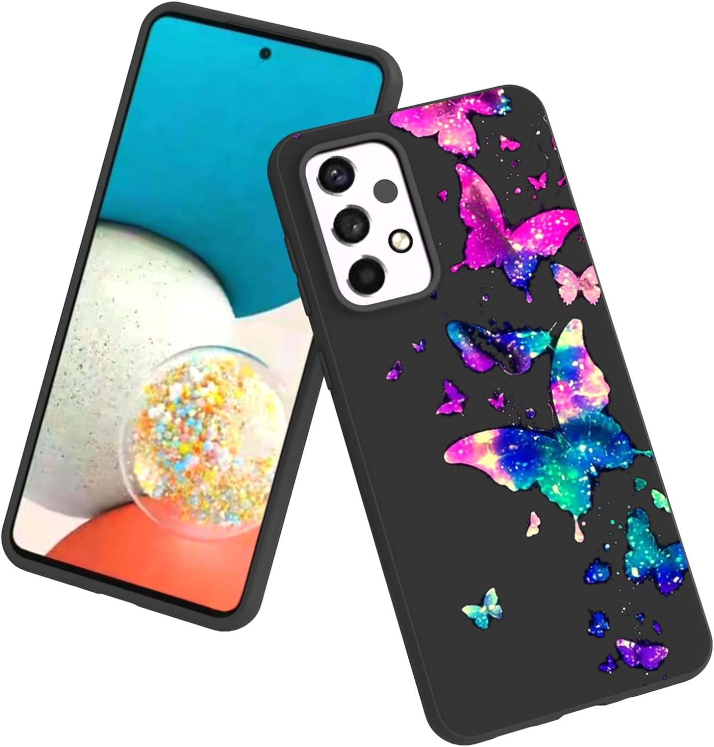 Warmson Case for Samsung A53 5G,Samsung A53 5G Case Full Body Matte Soft TPU Shock-Absorption Protective Galaxy A53 5G Case Slim Galaxy Butterfly Samsung Galaxy A53 5G Case for Women Girls Men  Warmson   