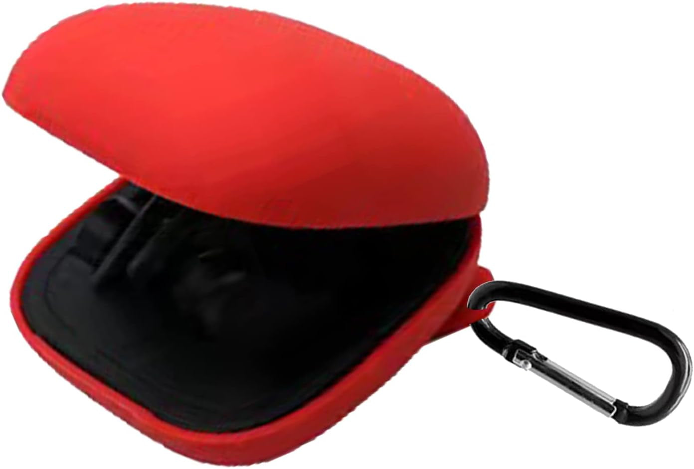 Powerbeats Pro Case Cover, VAEKNVG Soft Silicone Case for Beats Powerbeats Pro Wireless Earbuds Shockproof Protective Earbuds Case with Carabiner Accessories(Red)  VAEKNVG   