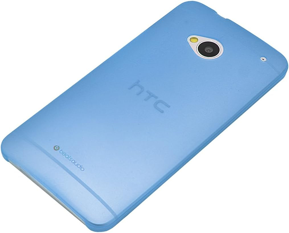 Xcessor Dark Magic Ultra Thin Hard Plastic Case for HTC One. Blue/Semi-Transparent  Accessory Department   