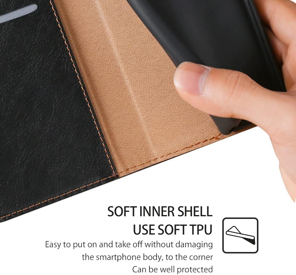 For LG G6 Flip Case Google anti Drop Magnetic Phone Case Black  Generic   