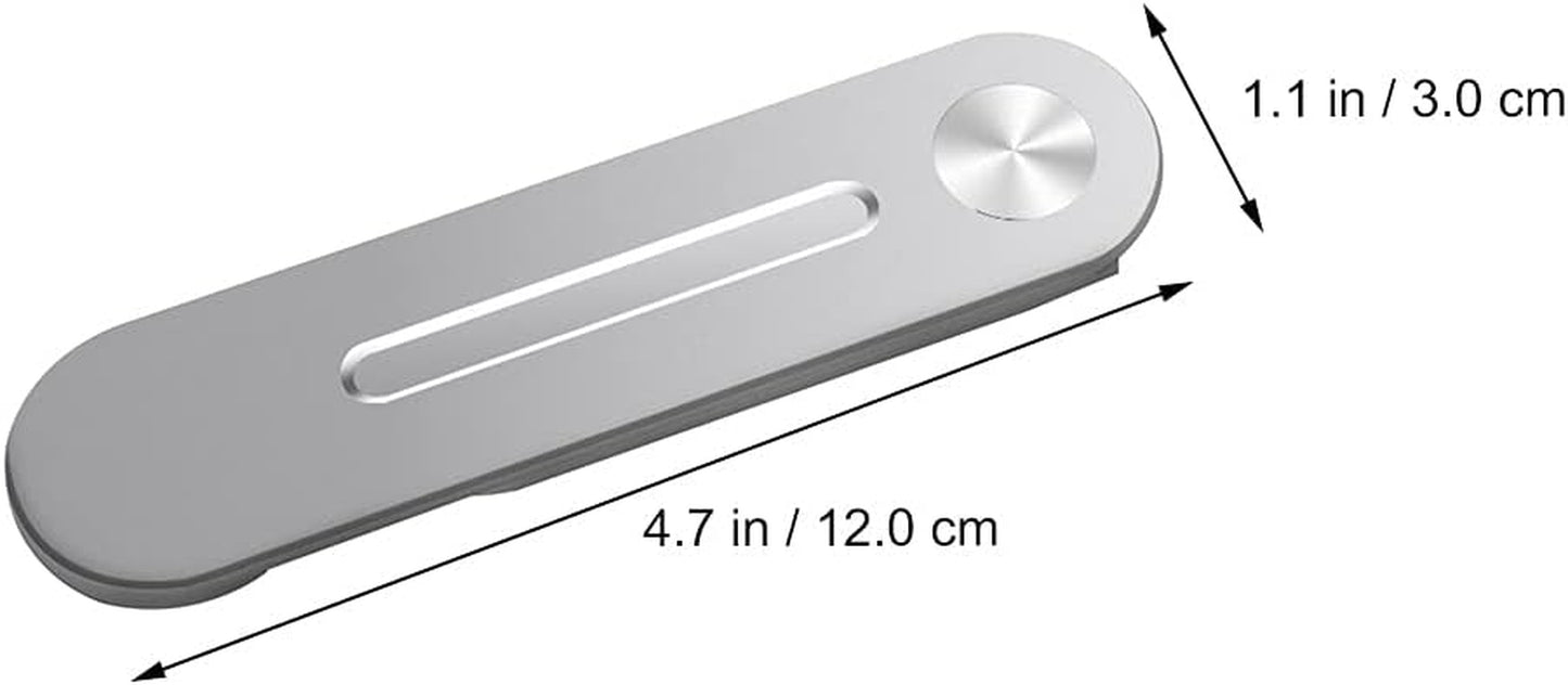 Laptop Extension Bracket Side Mount Clip on Monitor Magnetic Laptop Phone Stand (Silver)- Phone Stand  TEHAUX   