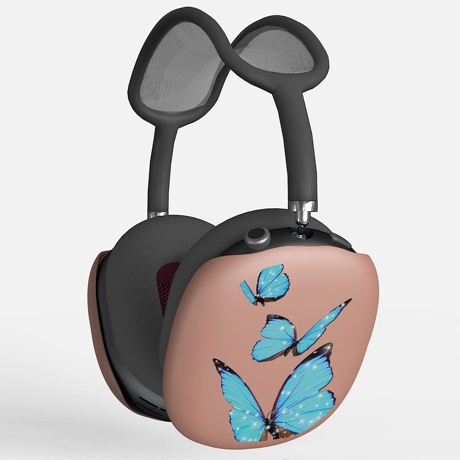 Pimpcase Compatible with Airpods Max Case Cover Headphone Flamingo  PimpCase Blue Butterfly  