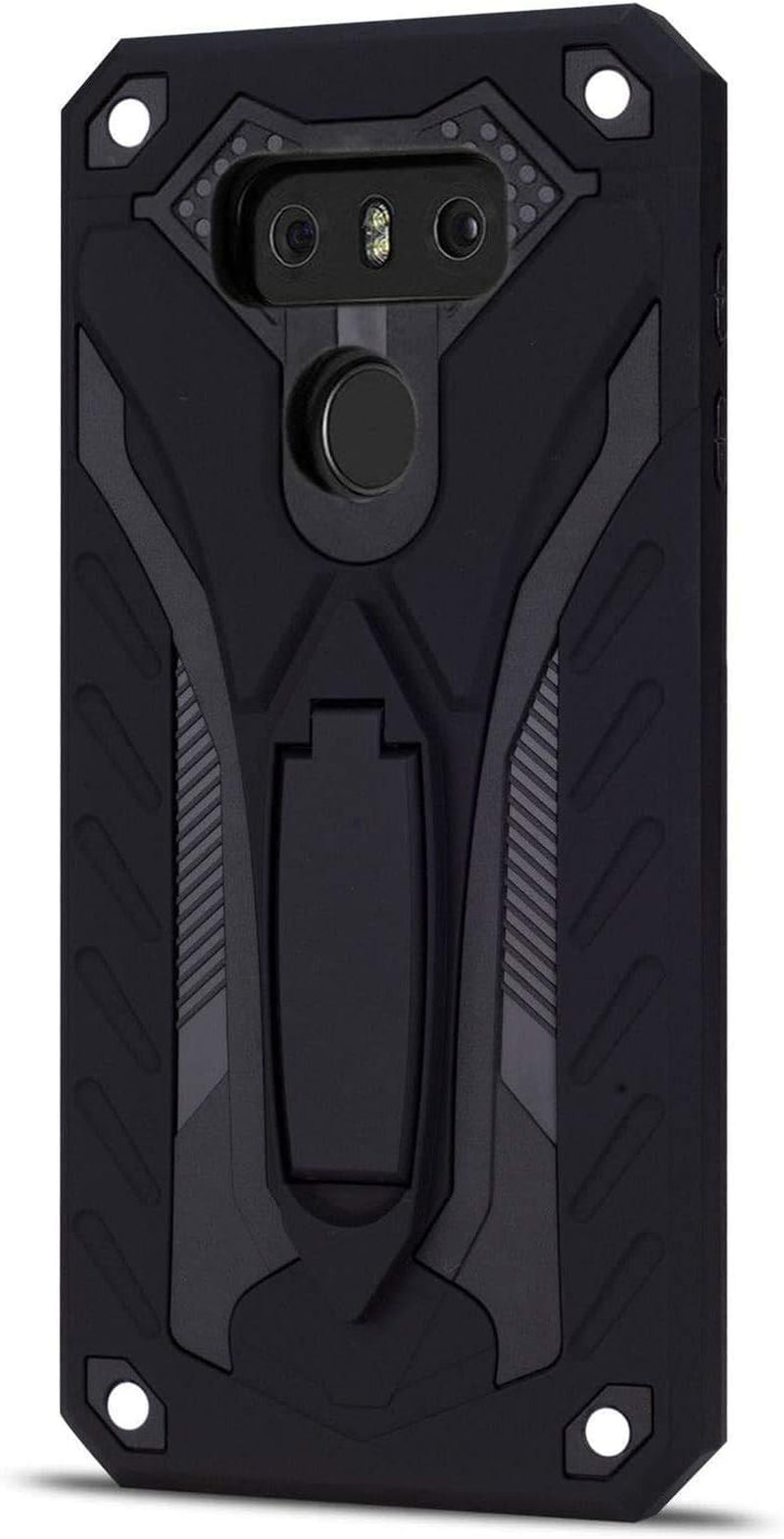 Case for LG G6, [Heavy Duty] Premium Hybrid Kickstand Shockproof Hard Bumper Phone Case Full Body Dual Layer Rugged Cover for LG G6 Case/Lg G6 Plus,Black  KET   