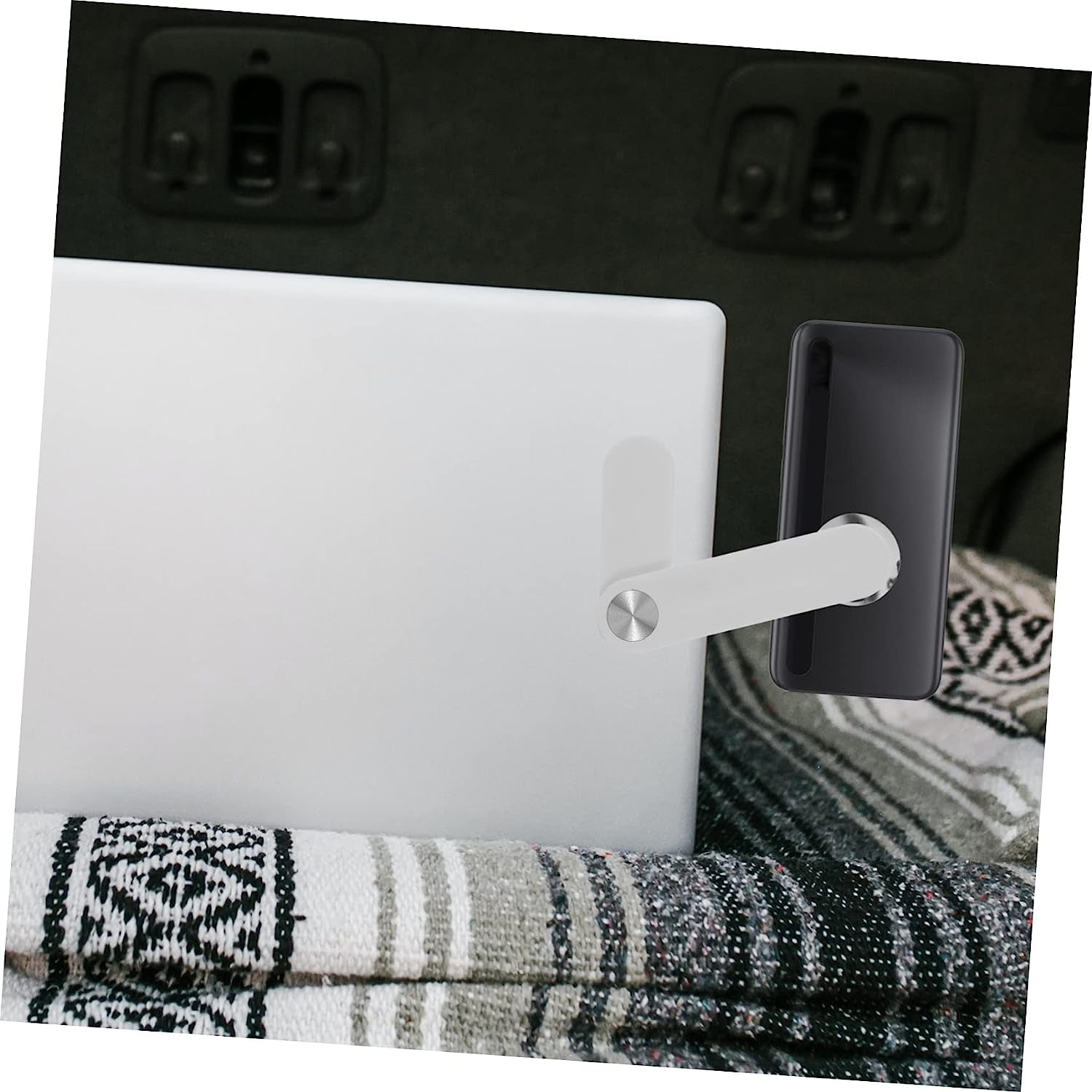 OKUMEYR Screen Phone Holder Magnetic Mount Cell Phone Stand for Desk Laptopp Laptop Phone Mount Phone Monitor Mount Laptop Phone Holder Magnetic Mobile Laptop Stand for Desk Small Stand  OKUMEYR   