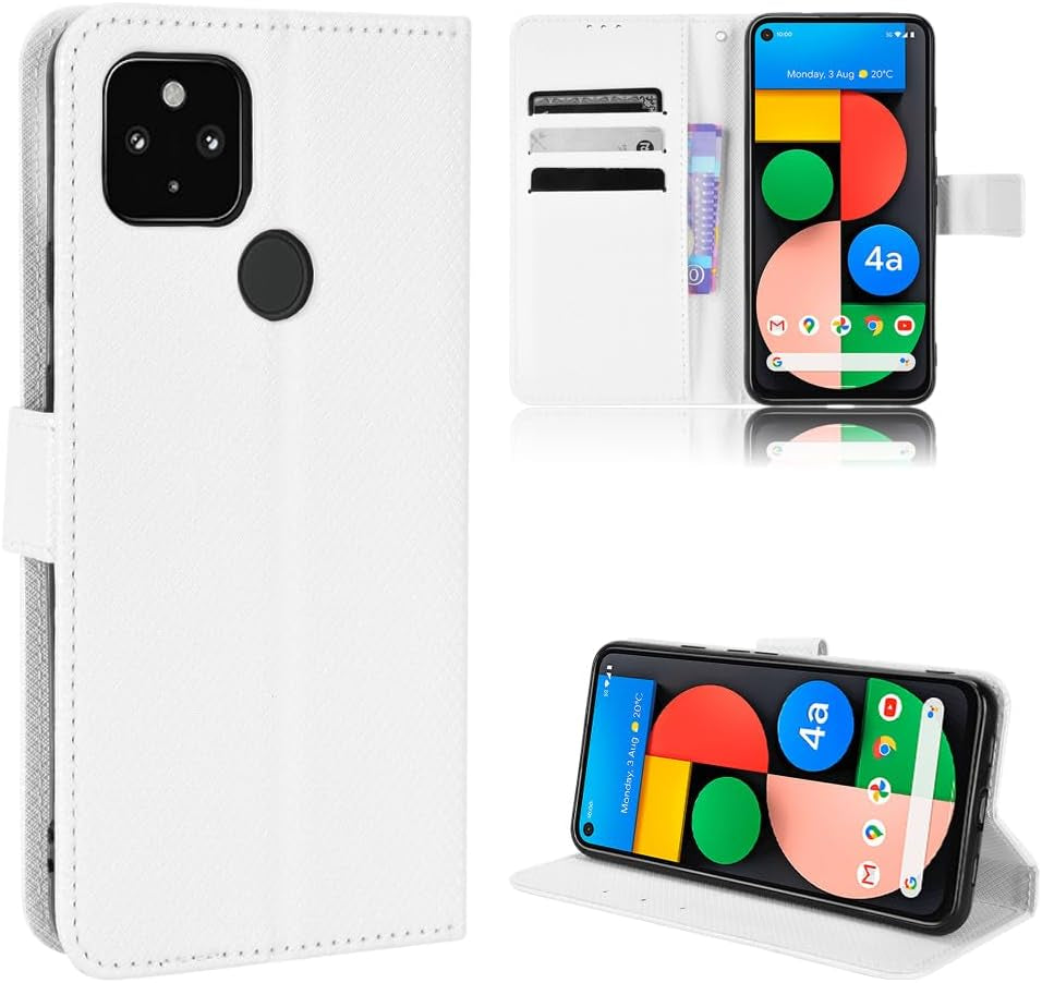 Phone Case for Google Pixel 4A 5G, Leather Wallet Case for Google Pixel 4A 5G Non-Slip PU Leather Cover, Flip Folio Book Phone Cover for Google Pixel 4A 5G Case  Generic   