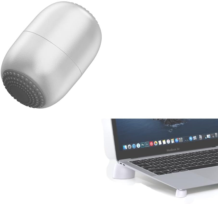 NIANGAO Keyboard Riser，Silicone Magnetic Mini Stand Ball，Magnetic Laptop Stand， Laptop Cooling Pad, Laptop Stand Feet for Macbook, Laptop, Keyboard and Tablet (Green)  NIANGAO White  