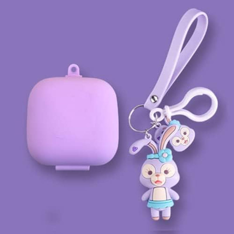 Silicone Protective Case Full Cover for Beats Powerbeats Pro Wireless Earphones Case Earbuds Case Wireless Headset (Purple)  Brave troops   