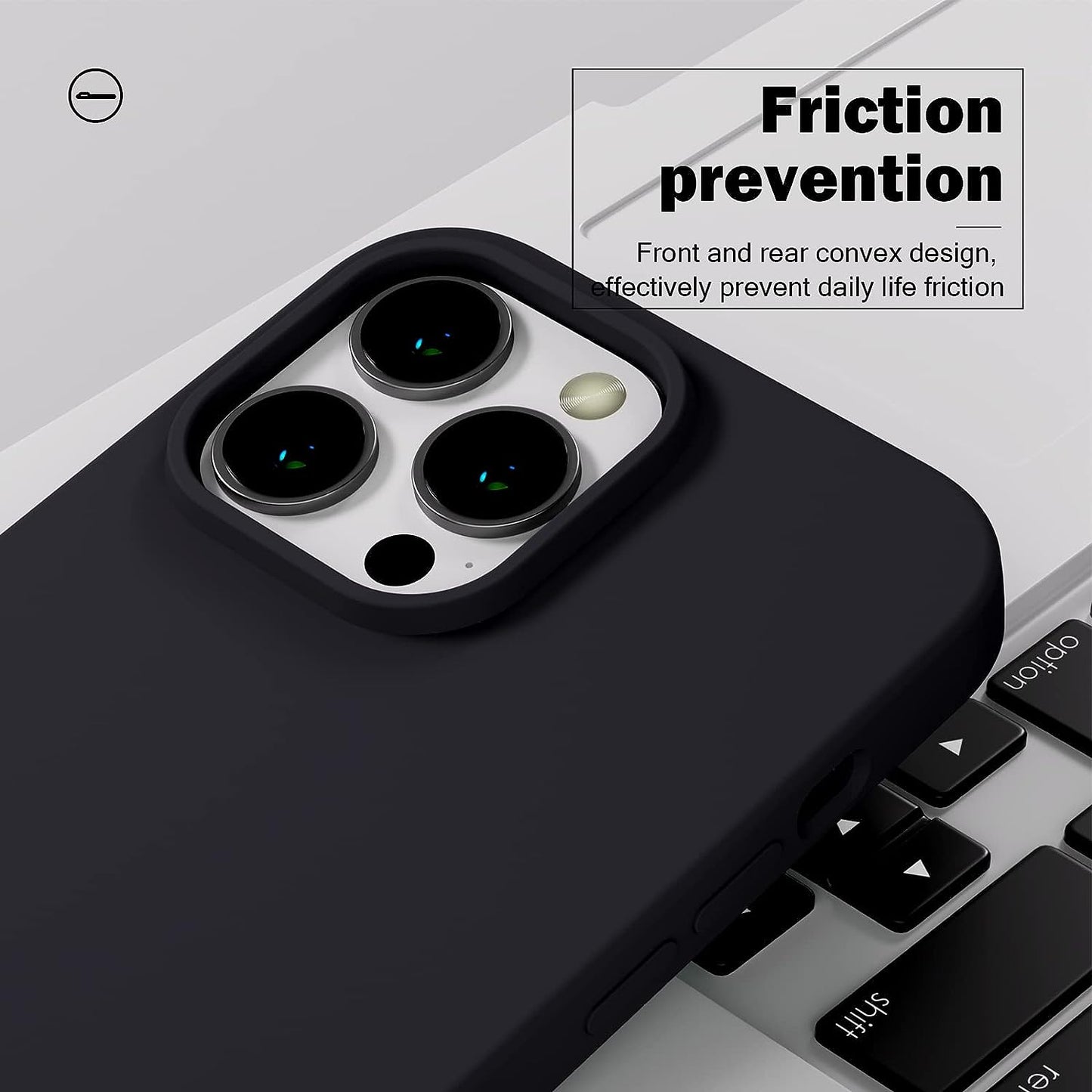 AKABEILA Case for Xiaomi 13 Case 6.36 Inch Liquid Silicone Slim Silky Soft Touch TPU Shockproof Case Cover with Anti-Scratch Microfiber Lining  AKABEILA   