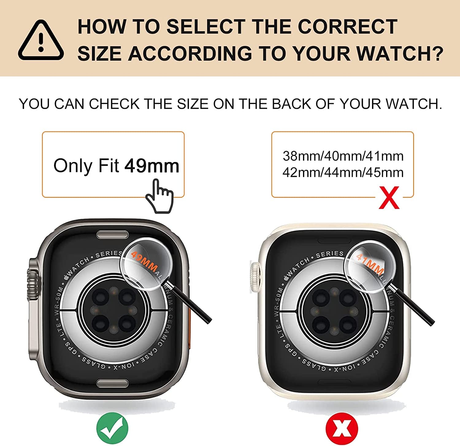 AIRYZGOOD Compatible for Apple Watch Band Ultra 49Mm with Bumper Case,Crystal Clear Soft Sport Wristband Shockproof Protector Case for Iwatch Ultra 49Mm  AIRYZGOOD   