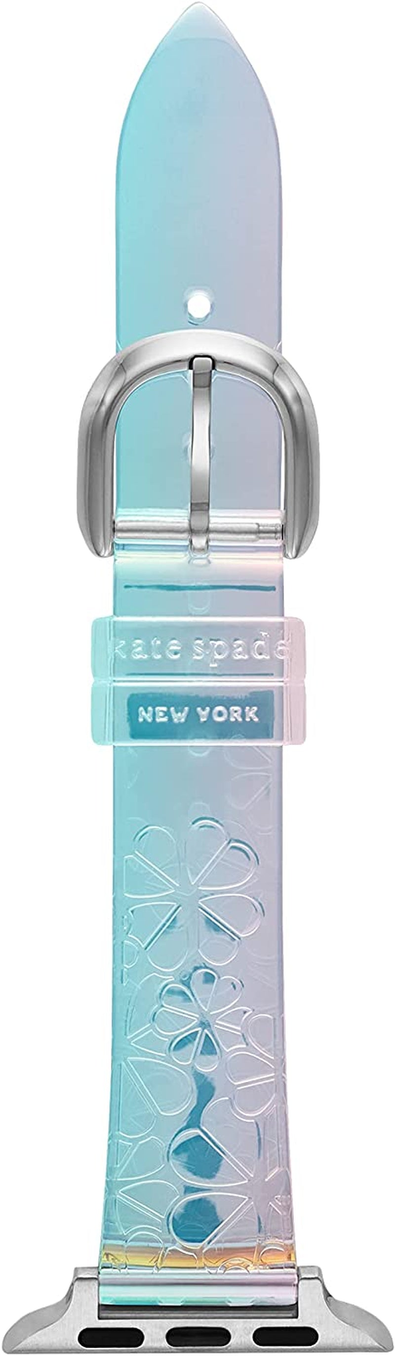 Kate Spade New York Interchangeable Silicone Band Compatible with Your 38/40Mm Apple Watch- Straps for Apple Watch Series 8/7/6/5/4/3/2/1/SE  kate spade new york Iridescent  
