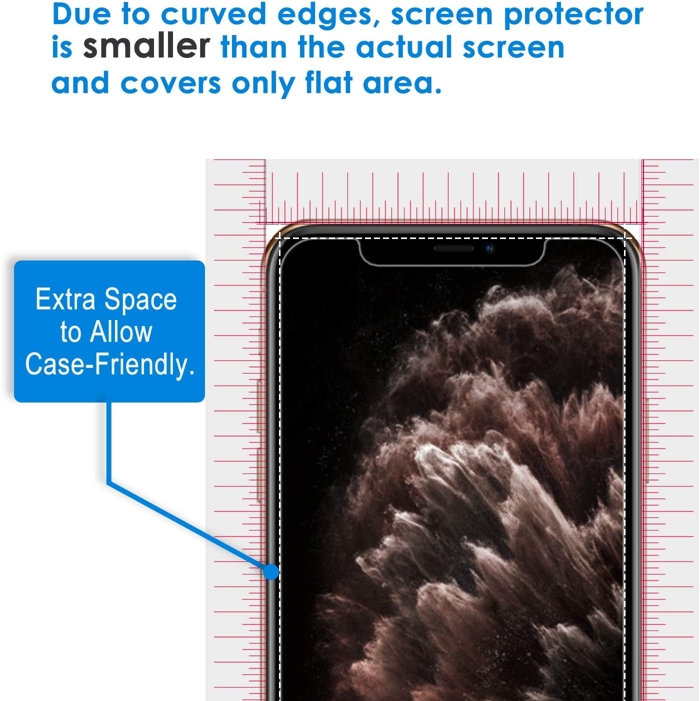 Jetech Privacy Screen Protector for Iphone 11 Pro, Iphone Xs and Iphone X 5.8-Inch, anti Spy Tempered Glass Film, 2-Pack  JETech   