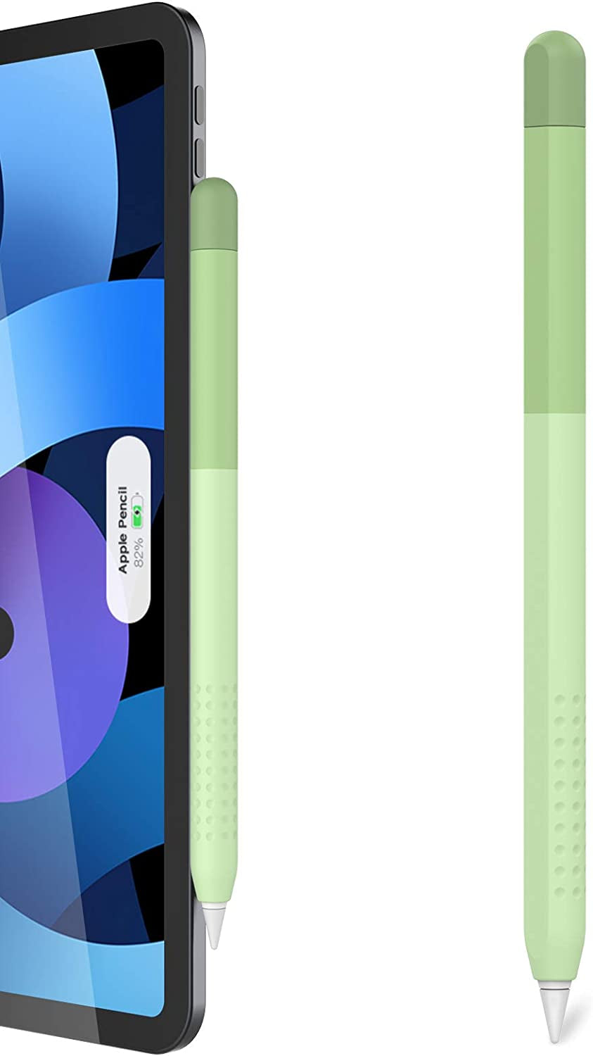 Delidigi Pencil Case Compatible with Apple Pencil 2Nd Generation Case, Gradient Color Case Sleeve Silicone Cover Accessories for Apple Pencil 2Nd Gen(Gradient Pink)  Delidigi Green  