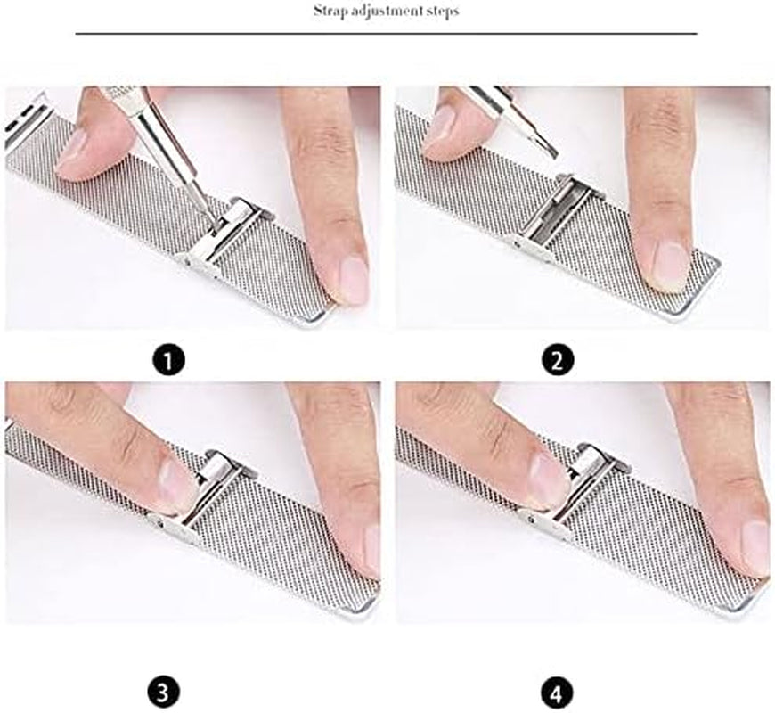 Wscebck for Garmin Vivoactive 3 4 4S Strap Milanese Metal Watch Band for Garmin Accessoires Forerunner 245/645 Venu 2S 2 SQ Bracelet  Wscebck   