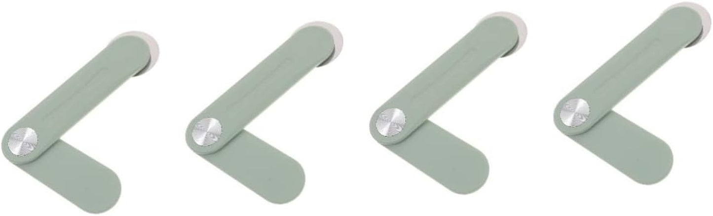 SOLUSTRE 4Pcs Expand Mobile Phone Bracket Portable Monitor Stand Magnetic Phone Mount Notebook Stand Phone Side Mount Clip Computer Side Mount Clip Laptop Side Mount Phone Holder Desk Abs  SOLUSTRE   