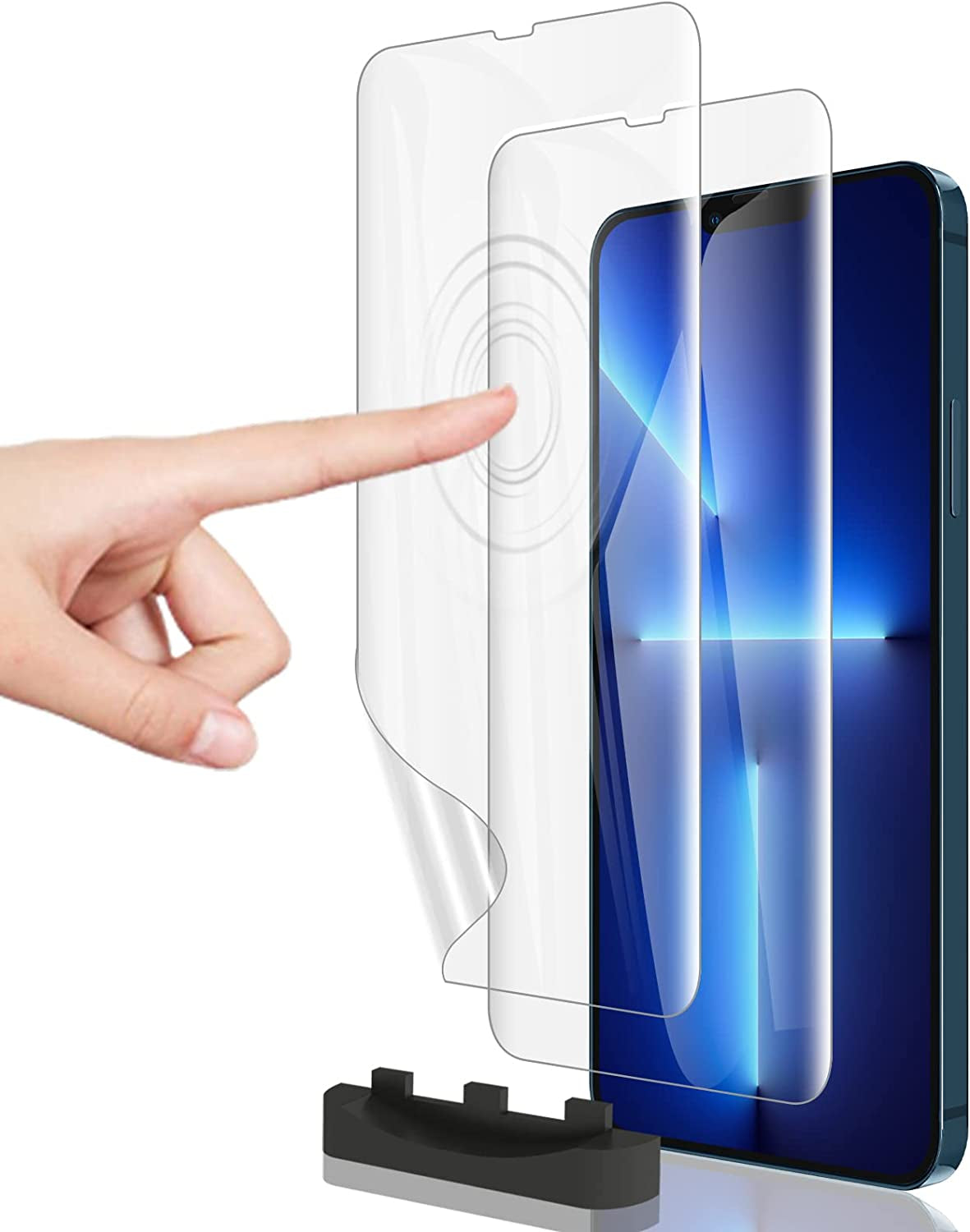 JDHDL [2 Pack] Hydrogel Film Screen Protector for Iphone 14 Pro/Iphone 14/Iphone 13/13 Pro (6.1"), Soft TPU Transparent Protective Screen Protector(Not Tempered Glass)  JDHDL   