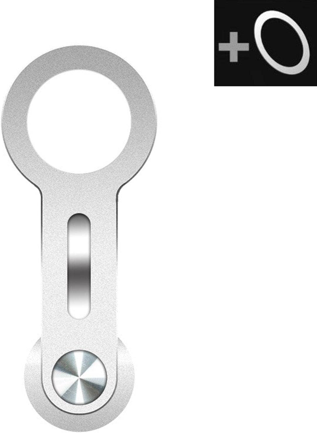 Laptop Side Mobile Phone Bracket - Magnetic Phone Holder for Laptop - Portable Computer Expansion Bracket for Mobile Phones, Smartphones, Aluminum Alloy Germplasm  Germplasm   