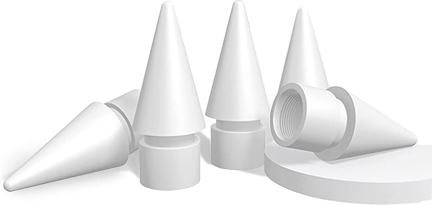 MXCOIRTP 5 Packs Apple Pencil Tips, Replacement Pen Tips for Ipad, Ipencil Nib Compatible with Apple Pencil 1St/2Nd Generation Ipad Pro Air Mini - White  MXCOIRTP   