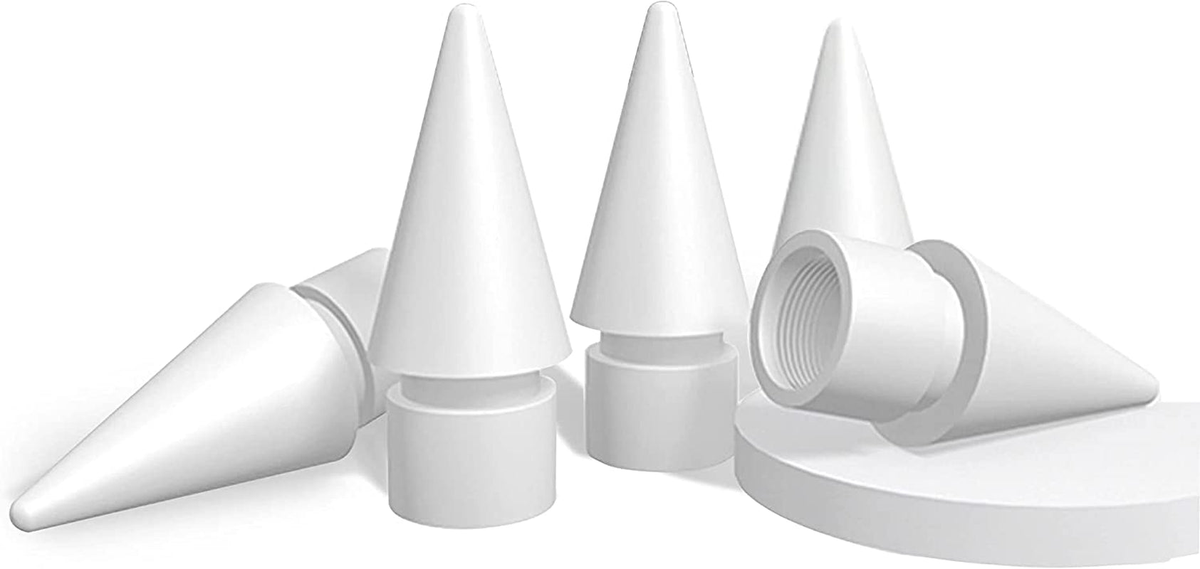 MXCOIRTP 5 Packs Apple Pencil Tips, Replacement Pen Tips for Ipad, Ipencil Nib Compatible with Apple Pencil 1St/2Nd Generation Ipad Pro Air Mini - White  MXCOIRTP   