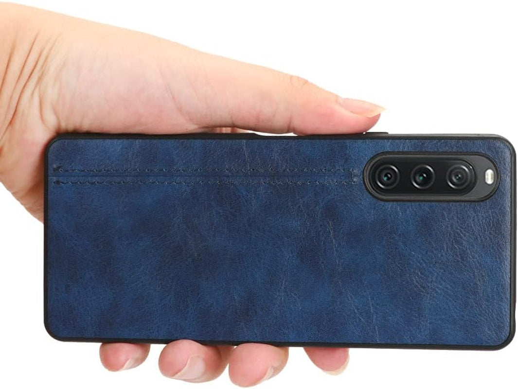 Phone Case for Sony Xperia 10 V, Case for Sony Xperia 10 V Cow-Like PU Leather Style Protector Cover, Non-Slip Shockproof Cover for Sony Xperia 10 V Case  Generic   