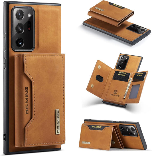 Wallet Case for Samsung Galaxy Note 20 Ultra, DG.MING Premium Leather Phone Case Back Cover Magnetic Detachable with Trifold Wallet Card Holder Pocket for Samsung Galaxy Note 20 Ultra (Brown)  Nuolirong   