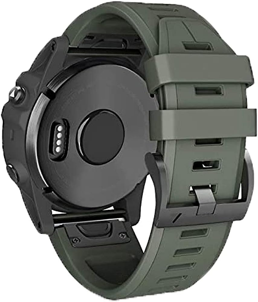 NDJQY Band for Garmin Fenix 6 6X Pro 5 5X plus 3 HR 945 Mk2I Mk1 S60 Wristband 22 26Mm Silicone Quick Release Strap Watchband Bracelet  NDJQY Medium 22mm Fenix 6 6Pro 