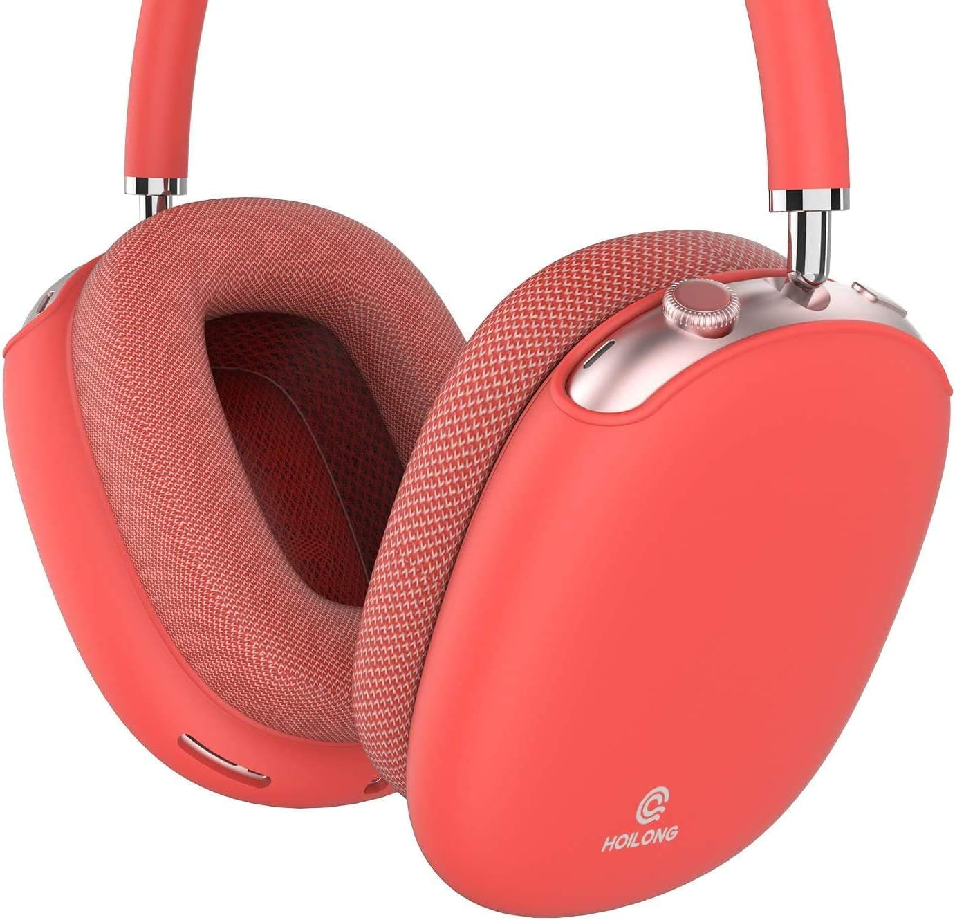 Airpods Max Case, Heylong Airpods Max Silicone Case, Full Protective, Soft Skin Friendly Shock-Absorbing Protective Case, Flexible Airpods Max Accessories Kits, Best Gifts for Women and Men (Red)  Nother   