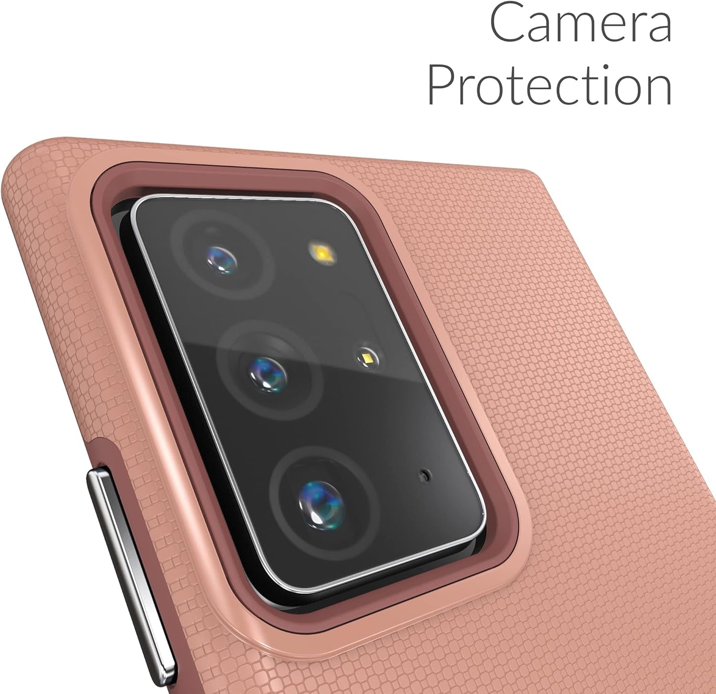 Crave Dual Guard for Galaxy Note 20 Ultra Case, Shockproof Protection Dual Layer Case for Samsung Galaxy Note 20 Ultra - Blush  Crave   