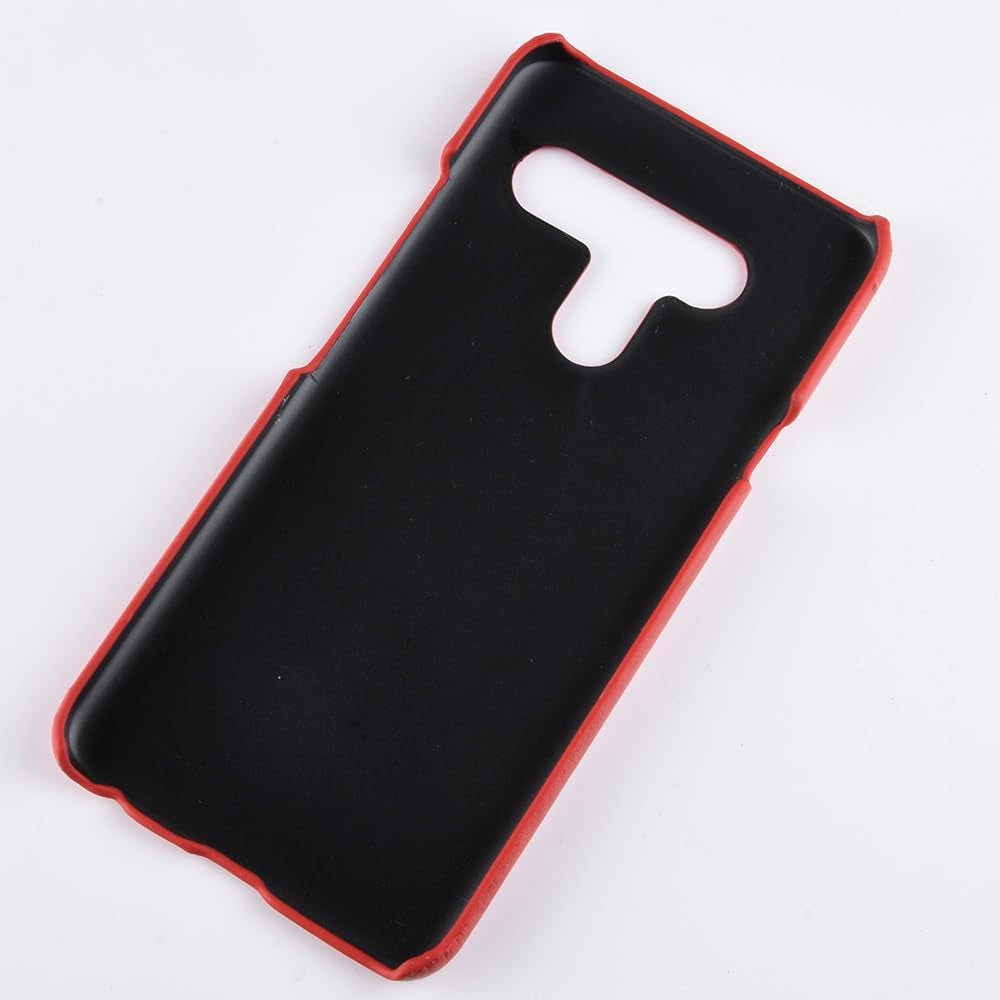 Phone Case for LG V40 Thinq Case, [PU Leather]+[Hard Plastic] for LG V40 Thinq Protector Case, Non-Slip Shockproof for LG V40 Thinq Phone Cover Grey  Generic   