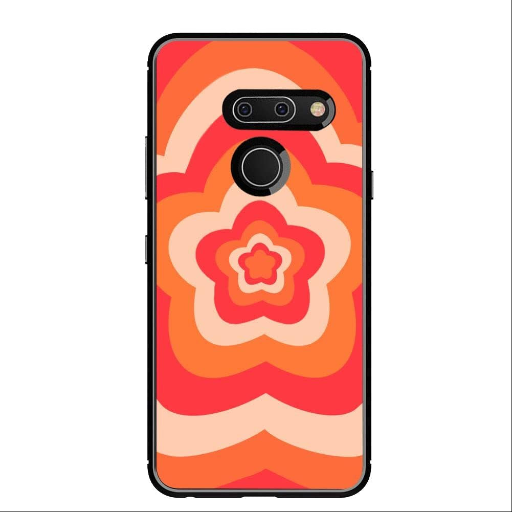 KUAVETO Phone Case for LG G8 Thinq with Flower Tunnels Pattern Impact-Resistant Shock-Proof Suitable for LG G8 Thinq  ZhuoShuangTC   