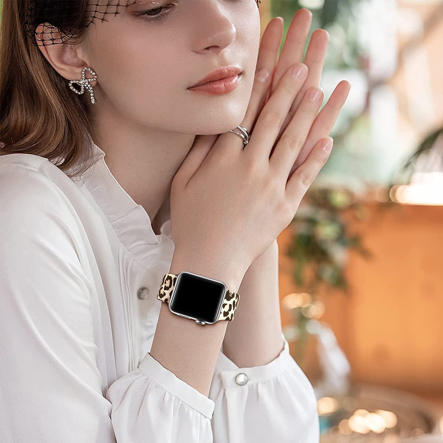 Easuny Compatible with Apple Watch Band 38Mm 40Mm 41Mm 42Mm 44Mm 45Mm 49Mm Women Men, Soft Silicone Double Sided Printed Pattern Sport Replacement Strap Cute for Iwatch SE Series 8 7 6 5 4 3 2 1 Ultra  Easuny   