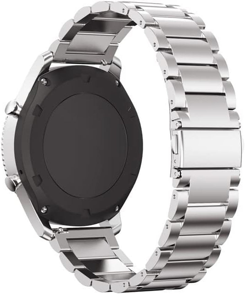 INANIR Wrist Strap for Garmin Venu Vivoactive 3 Metal Band Replacement Watch Strap for Garmin Vivoactive 4S 4 Stainless Steel Band  INANIR Silver For Vivoactive 4 