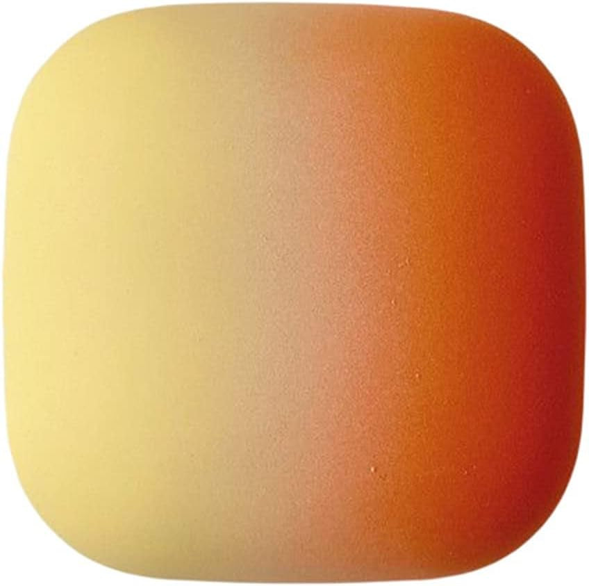 SKPY for Powerbeats Pro Case, Hard PC Shell Gradient Cute Shockproof Protective Case for Powerbeats Pro with Keychain for Boys Girls Teens Kids  SKPY Yellow Orange  