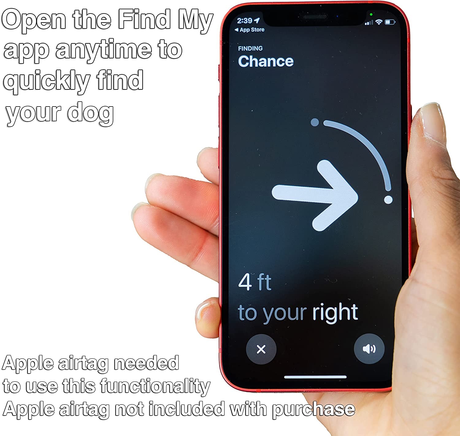 Safe Paws Airtag Dog Collar Holder - Our Adjustable Air Tag Dog Collar Holder Fits Small Medium and Large Dogs - Use Our Elegant PU Leather Dog Airtag Collar to Quickly Locate Your Dog (Small, Brown)  Safe Paws   