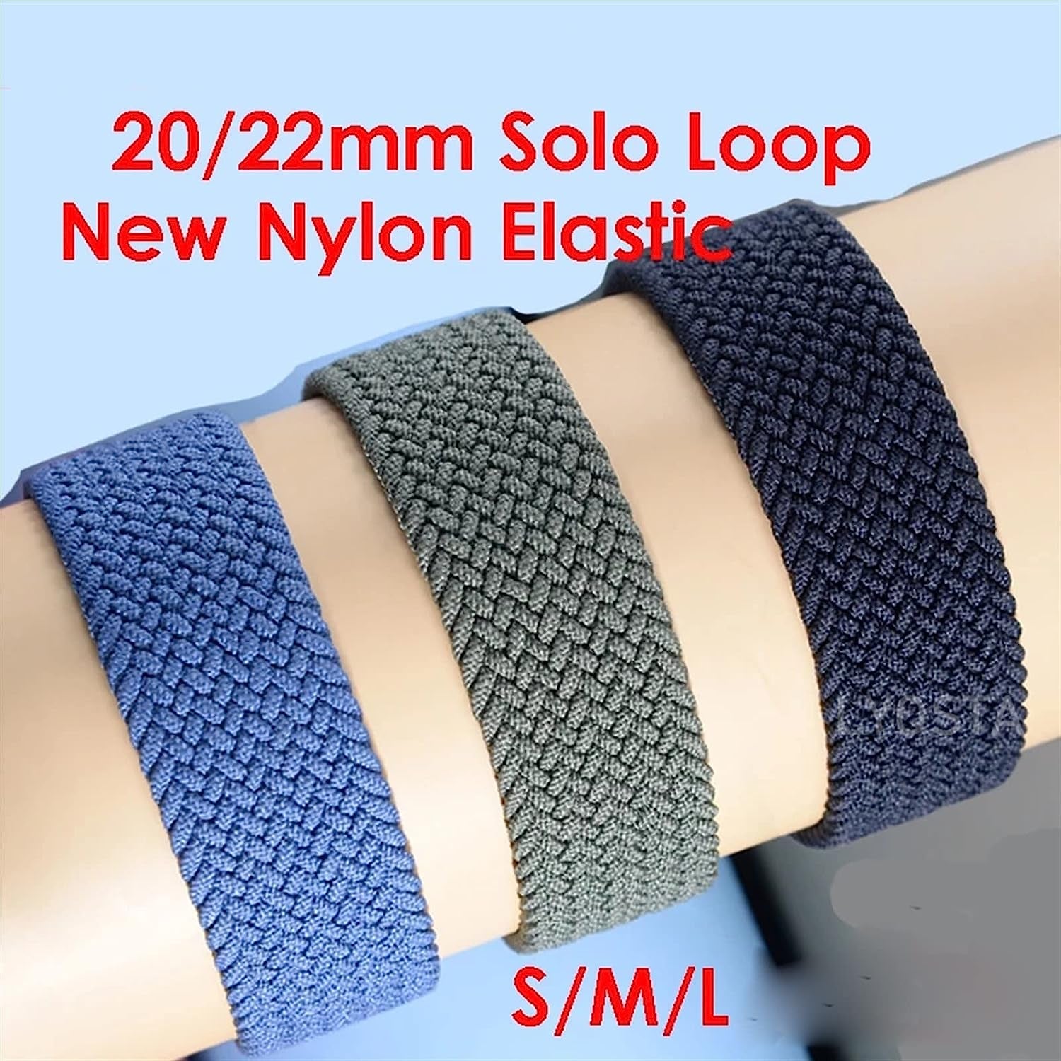 ZLAST Watch Band for Samsung Galaxy Watch 3 41/45/46/42Mm Active 2 Braided Solo Loop Fabric Bracelet for Huawei Watch Gt 2 Strap 20/22Mm  ZLAST   